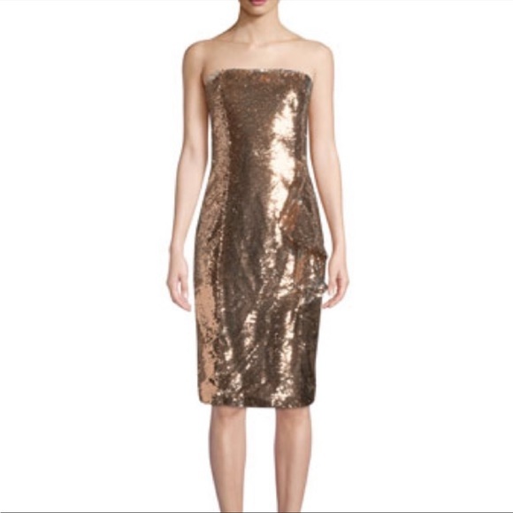 **sold***NWT Parker Noelle Sequin Dress - Picture 3 of 4